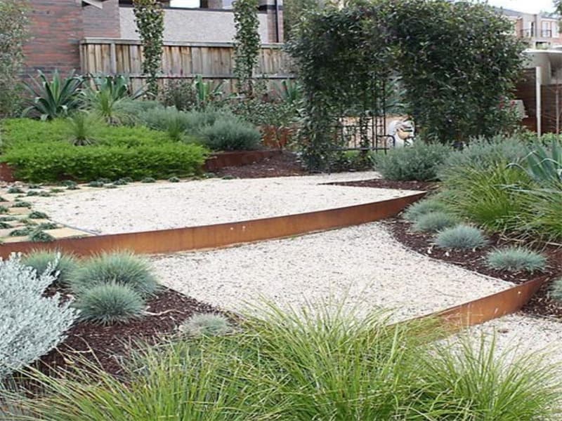 Nature Style garden bed edging For Park Project